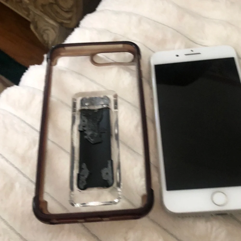 Apple iPhone White Front with Silver Trim